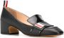 Thom Browne tricolour enamel strap loafers Black - Thumbnail 2