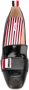 Thom Browne tricolour enamel strap loafers Black - Thumbnail 4