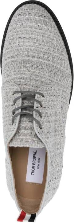 Thom Browne tweed Oxford shoes Grey