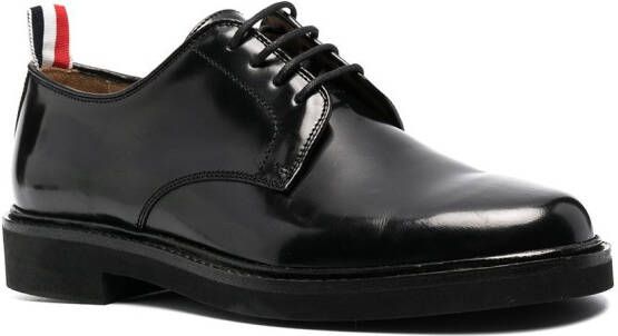 Thom Browne uniform lace-up loafers Black