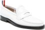 Thom Browne Varsity leather penny loafers White - Thumbnail 2