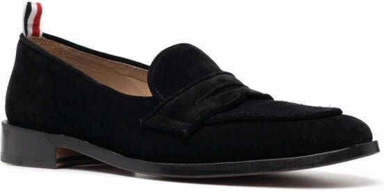 Thom Browne Varsity penny-strap loafers Black