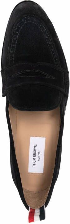 Thom Browne Varsity penny-strap loafers Black