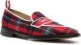 Thom Browne varsity tartan penny loafers Red - Thumbnail 2