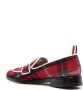 Thom Browne varsity tartan penny loafers Red - Thumbnail 3