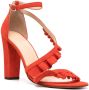 Tila March Almeria ruffle sandals Red - Thumbnail 2