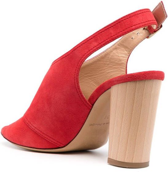 Tila March Arona leather sandals Red