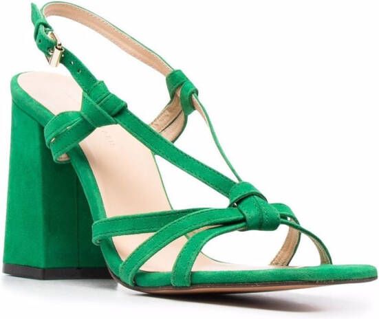 Tila March block-heel strappy sandals Green