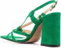 Tila March block-heel strappy sandals Green - Thumbnail 3