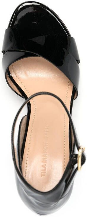 Tila March Cala block-heel sandals Black