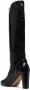 Tila March crinkle-effect leather boots Black - Thumbnail 3