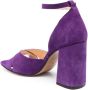Tila March Gabrielle suede buckled sandals Purple - Thumbnail 3