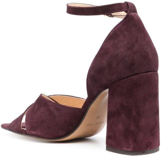 Tila March Gabrielle suede sandals Purple