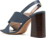 Tila March Galice leather slingback sandals Blue - Thumbnail 3