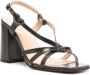 Tila March knot-detail 100mm leather sandals Green - Thumbnail 2