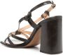 Tila March knot-detail 100mm leather sandals Green - Thumbnail 3