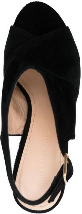Tila March open-toe high heel sandals Black