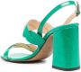Tila March Rhea 95mm block heel sandals Green - Thumbnail 3