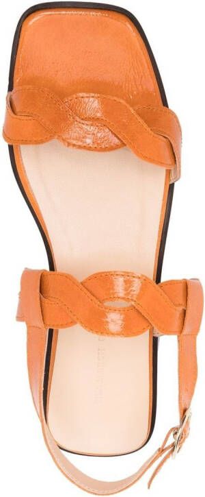 Tila March Rhea braided sandals Orange