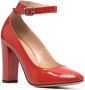 Tila March side-buckle leather pumps Red - Thumbnail 2