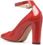Tila March side-buckle leather pumps Red - Thumbnail 3