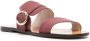 Tila March slip-on leather sandals Red - Thumbnail 2