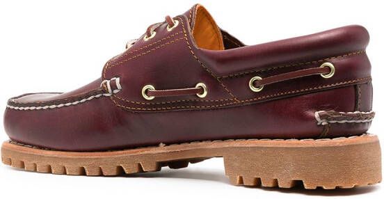 Timberland 3-Eye Classic lug shoes Red