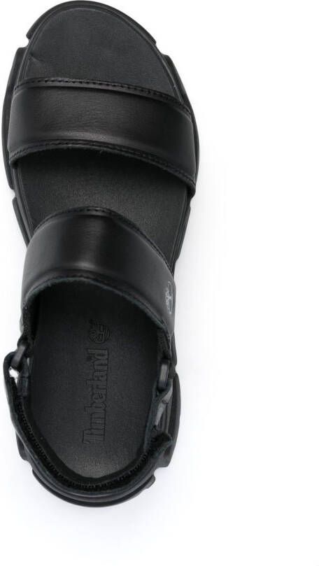 Timberland chunky platform sandals Black