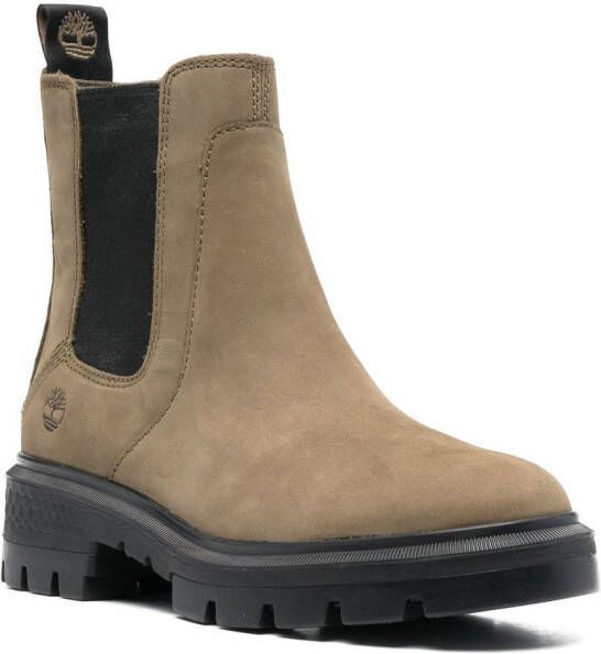 Timberland Cortina Valley suede-leather boots Green