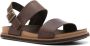Timberland double-strap leather sandals Brown - Thumbnail 2