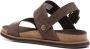Timberland double-strap leather sandals Brown - Thumbnail 3