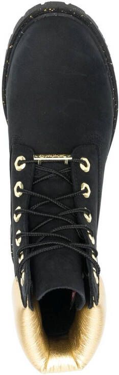 Timberland Heritage metallic-panel boots Black