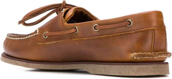 Timberland lace-up boat shoes Brown