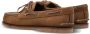 Timberland lace-up leather boat shoes Brown - Thumbnail 4