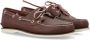 Timberland lace-up leather boat shoes Brown - Thumbnail 2