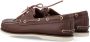 Timberland lace-up leather boat shoes Brown - Thumbnail 4