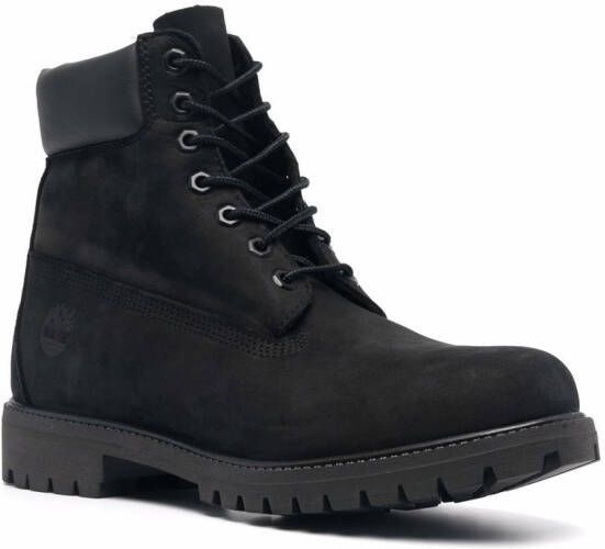 Timberland lace-up leather boots Black