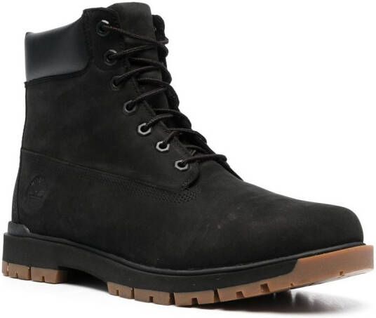 Timberland lace-up suede ankle boots Black