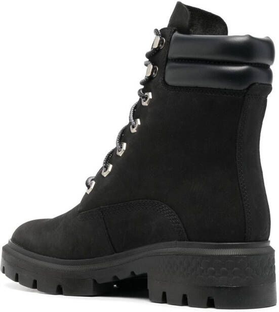 Timberland lace-up suede boots Black