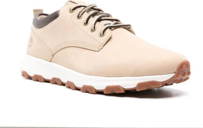 Timberland lace-up suede sneakers Neutrals