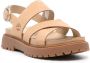 Timberland logo-debossed leather sandals Neutrals - Thumbnail 2