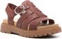 Timberland logo-debossed leather sandals Red - Thumbnail 2