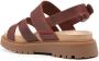 Timberland logo-debossed leather sandals Red - Thumbnail 3