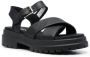 Timberland padded crossover strap sandals Black - Thumbnail 2