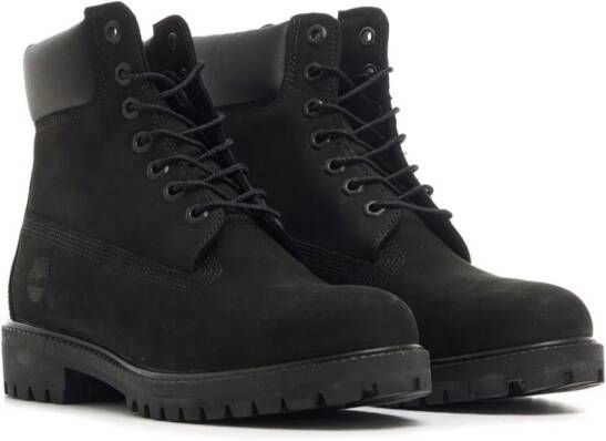 Timberland panelled suede ankle boots Black