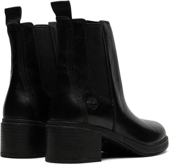 Timberland slip-on leather ankle boots Black