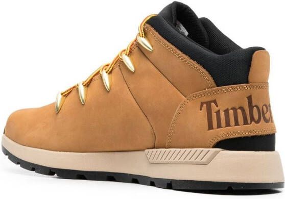 Timberland Sprint Trekker debossed-logo lace-up ankle boots Neutrals