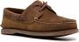 Timberland stitched leather boat shoes Brown - Thumbnail 2