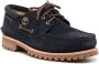 Timberland suede logo-plaque boat shoes Blue - Thumbnail 2