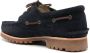 Timberland suede logo-plaque boat shoes Blue - Thumbnail 3